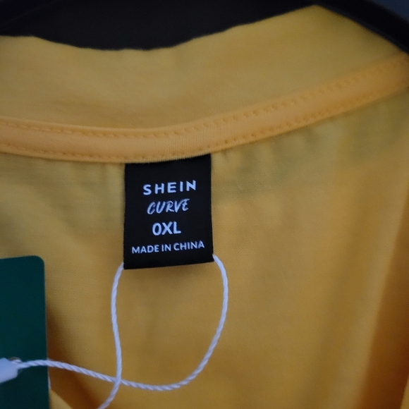 NWT Beautiful Yellow Dress from Shein, Size 0XL - Picture 5 of 7